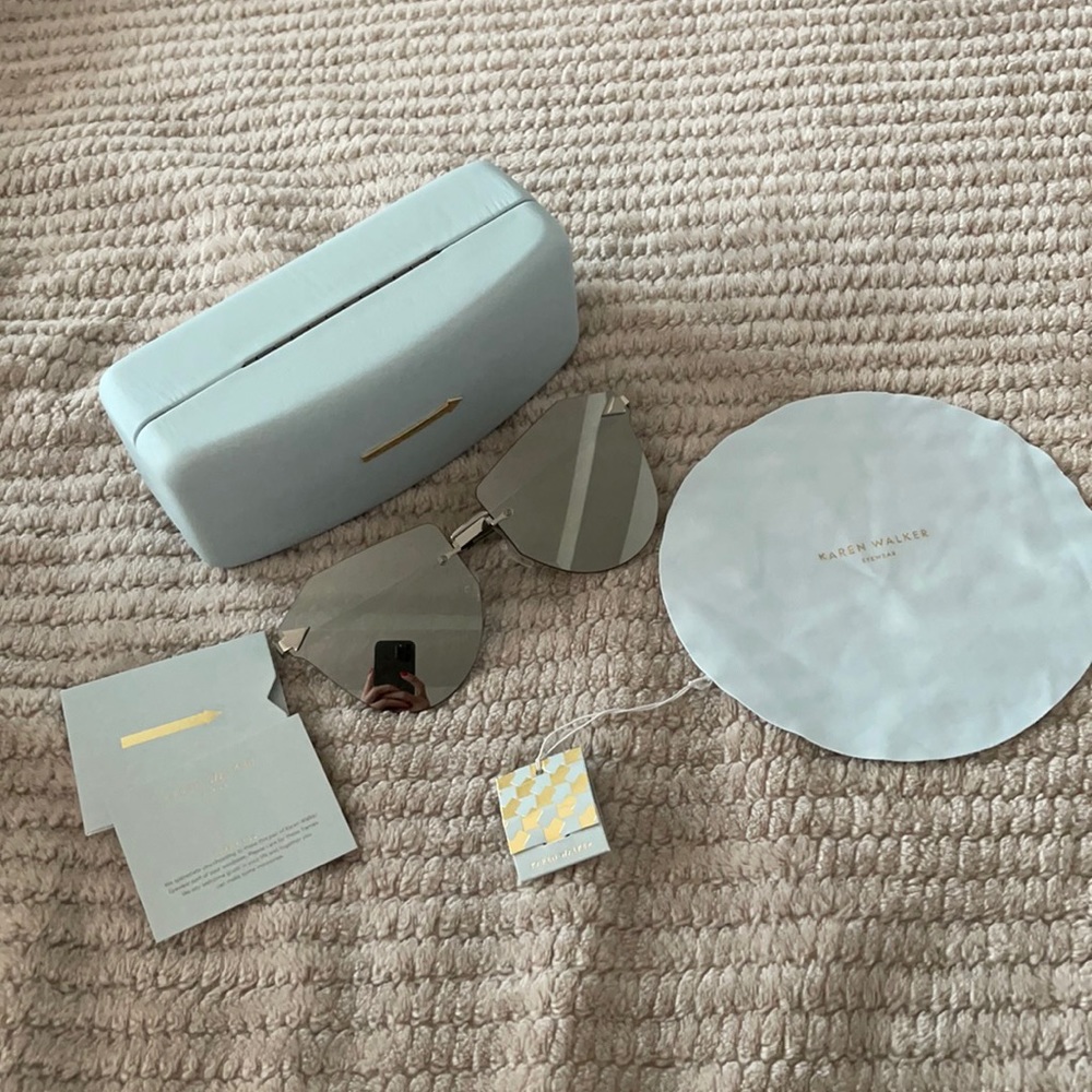 KAREN WALKER Sunglasses NEVER WORN!